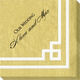 Gold Greek Key Caspari Napkins Image 4 of 4